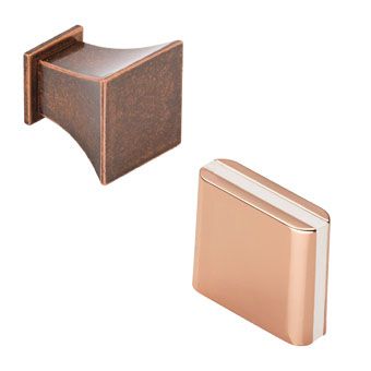 Copper Square Cabinet Knobs